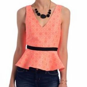 South Moon Under DV Dolce Vita Coral Cut Out Top